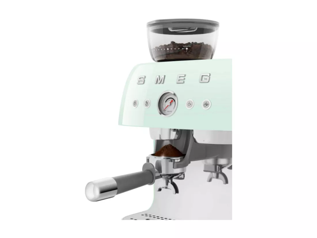 Smeg Machine à expresso avec broyeur 20 bars vert d'eau - EGF03PGEU
