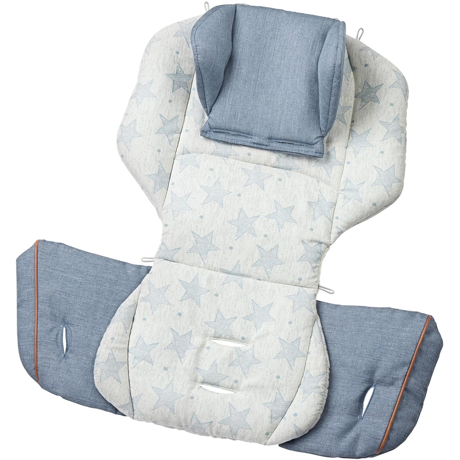 GESSLEIN Kombikinderwagen F4 Air+ mit Handbremse, eisblau meliert  Stern