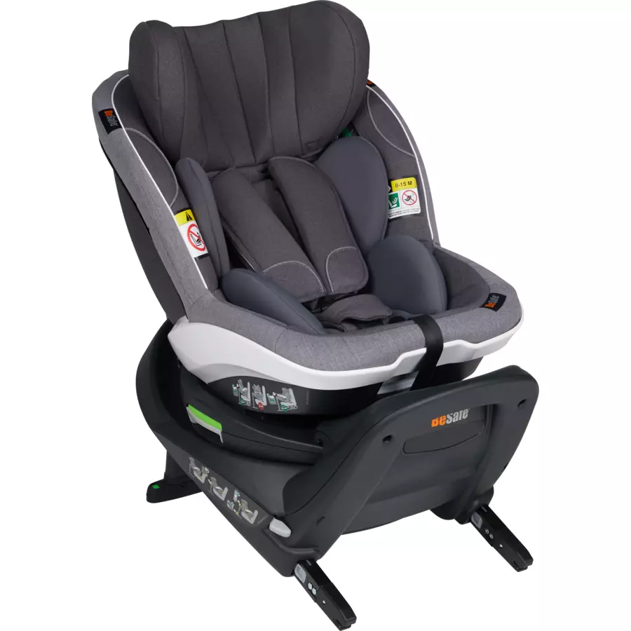 BeSafe Reboarder iZi Turn i-Size Metallic Mélange