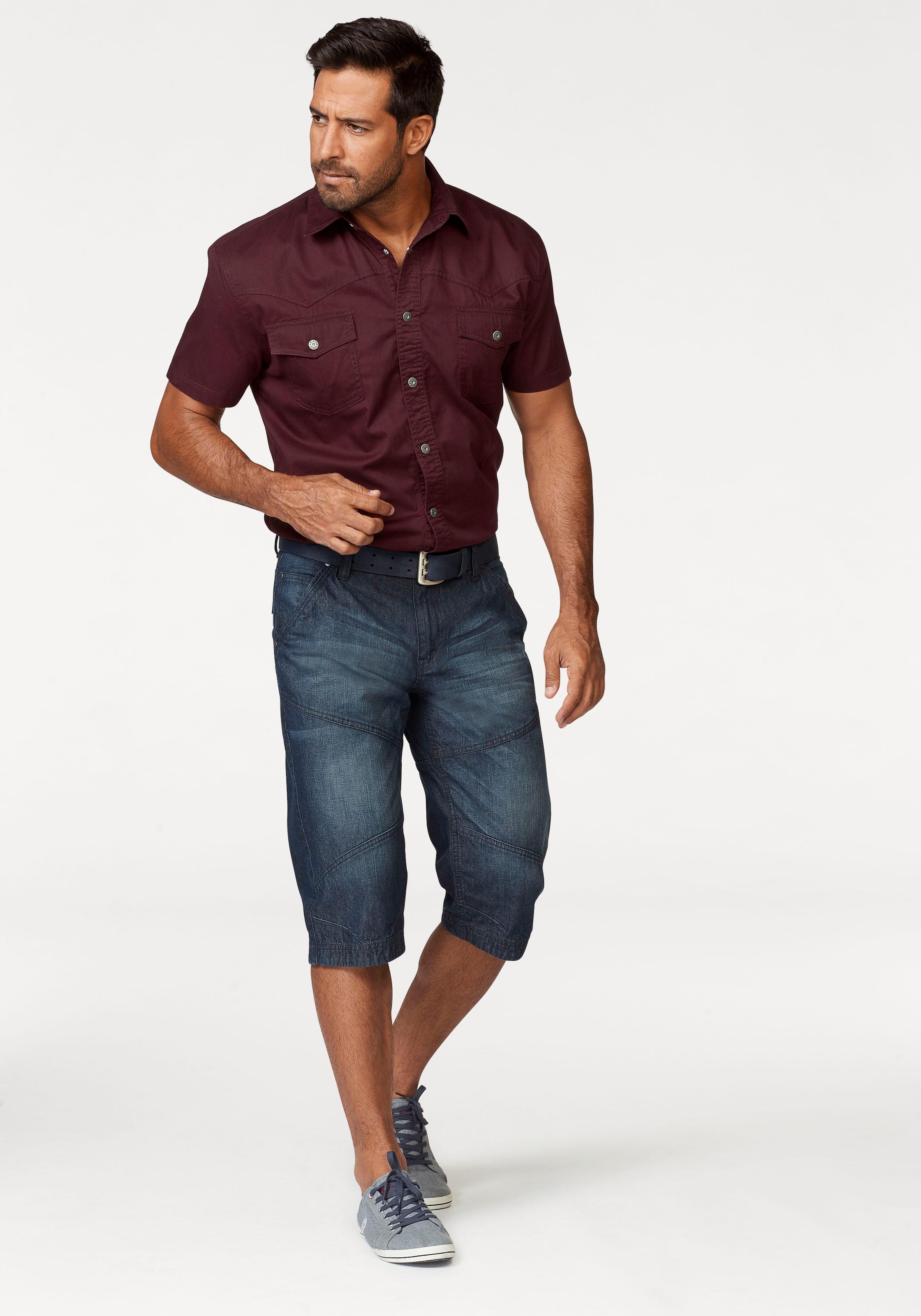 Arizona Kurzarmhemd , im Western-Stil