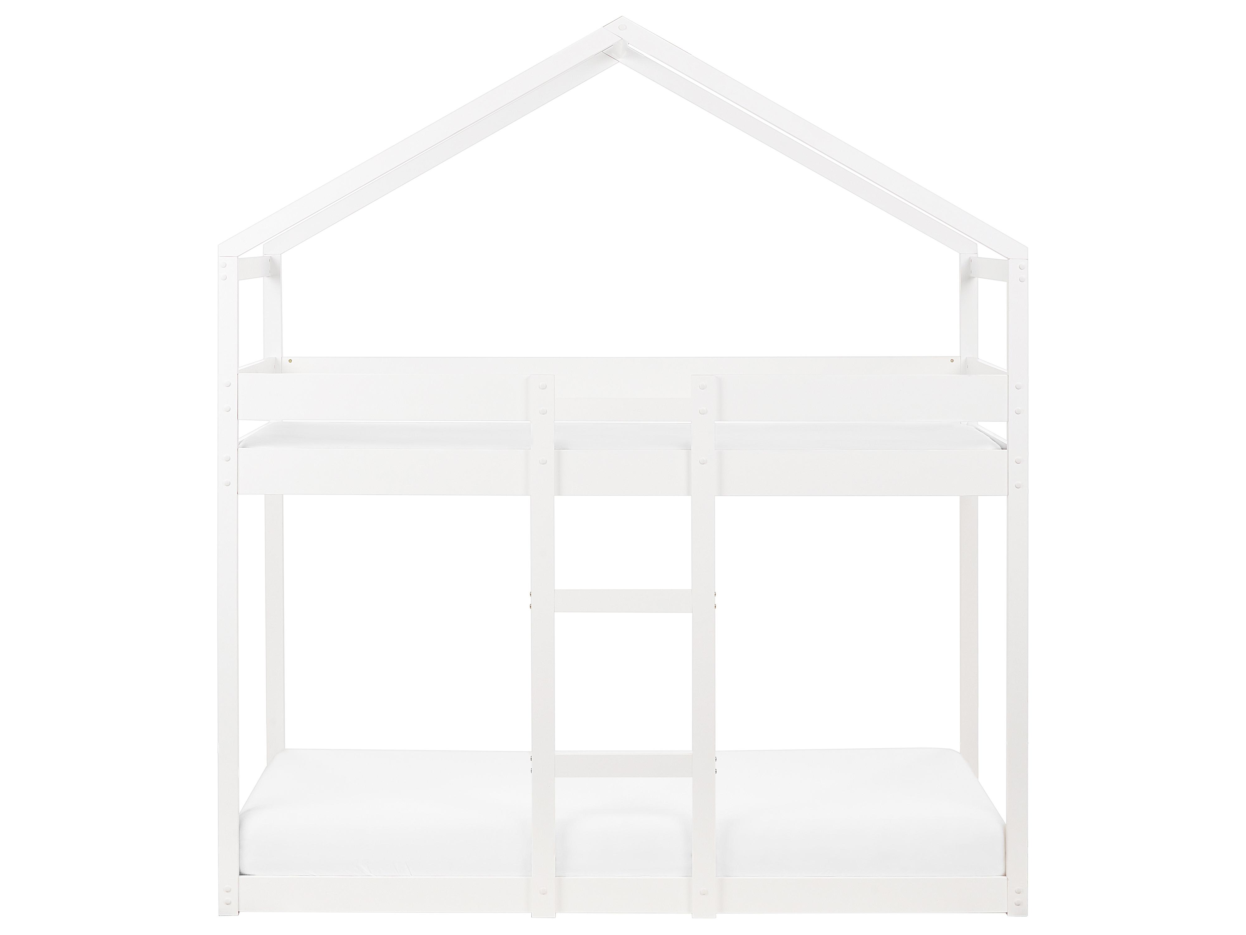 Hoogslaper Huis Dennenhout LABATUT 90 x 200 cm Wit