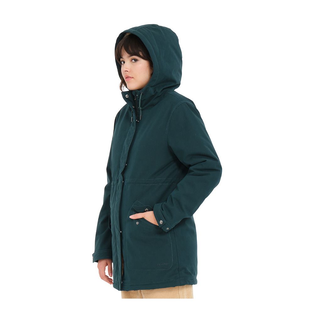 Volcom LESS IS MORE 5K - Parka Femme ponderosa pine
