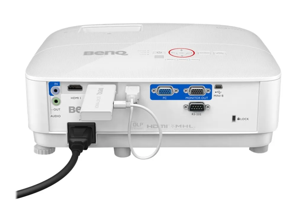 BenQ TH671ST - DLP-projektor - bærbar - 3D - 3000 ANSI lumens - Full HD (1920 x 1080) - 16:9 - 1080p - kort kast fikseret objektiv