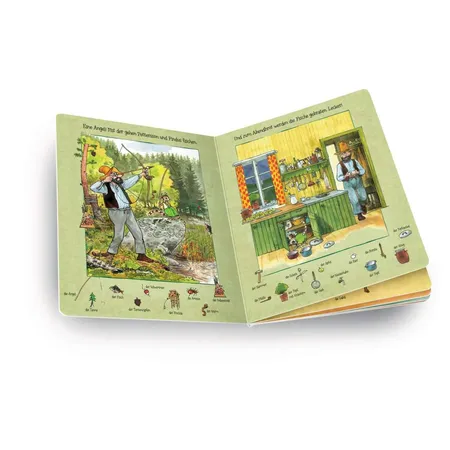 Oetinger Komm mit zu Pettersson und Findus! Ein Wimmelbilderbuch