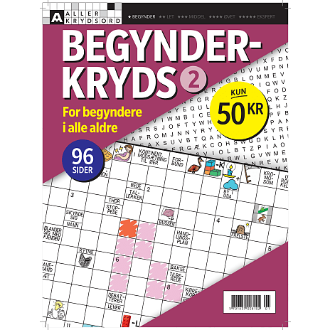 Begynderkryds kryds og tværs 2