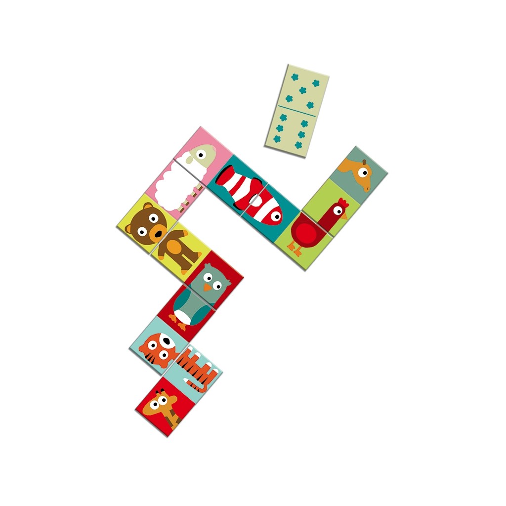 Domino Puzzle - Animaux