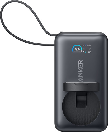 Anker MagGo Powerbank met Snelladen 10.000 mAh Zwart
