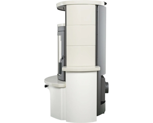 Hark Avenso GT ECOplus keramische haardset, wit, 8 kW