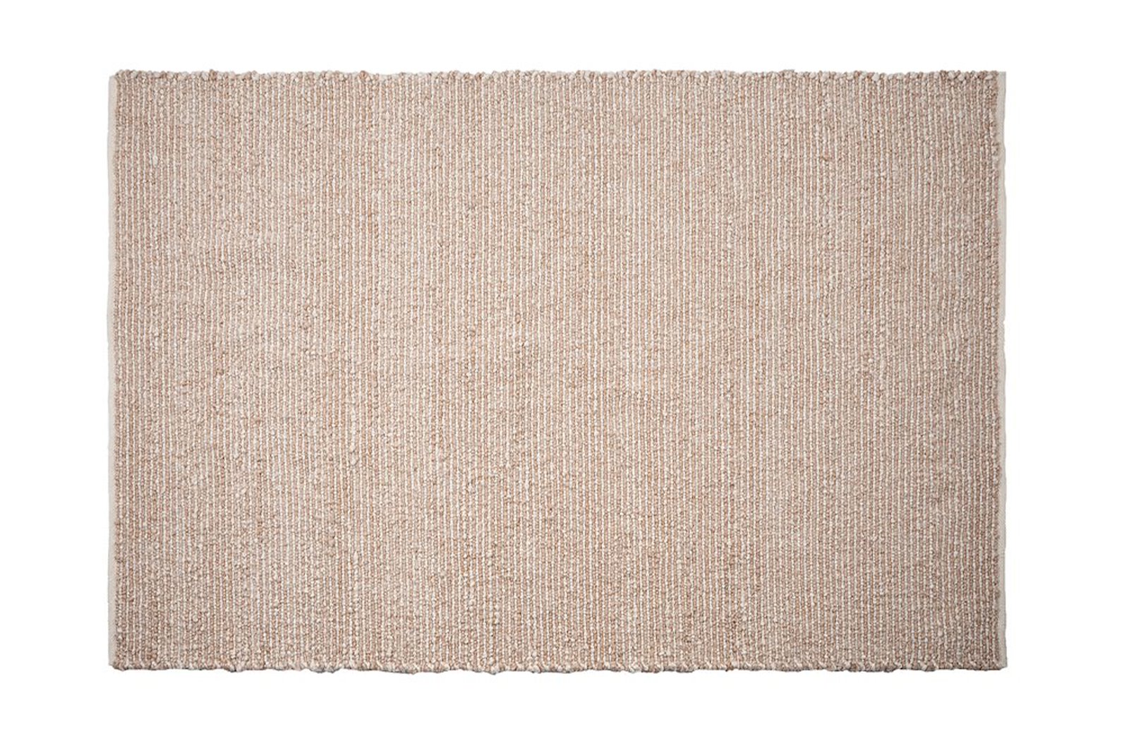 Bhadohi gulvteppe 160x230 160x230cm beige polyester/bomull håndvevd