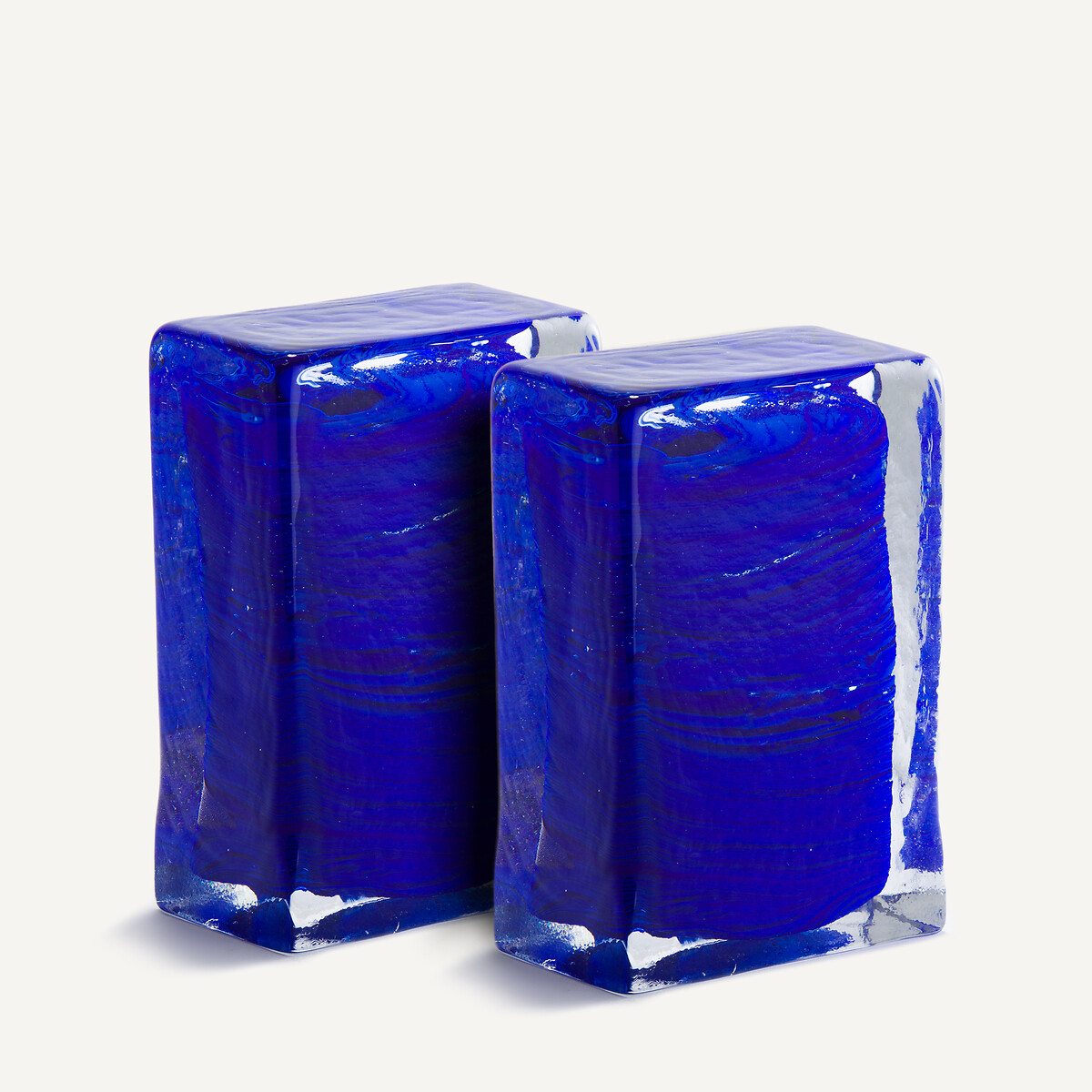 AM.PM<br>Conjunto de 2 suportes para livros de vidro, Diafani