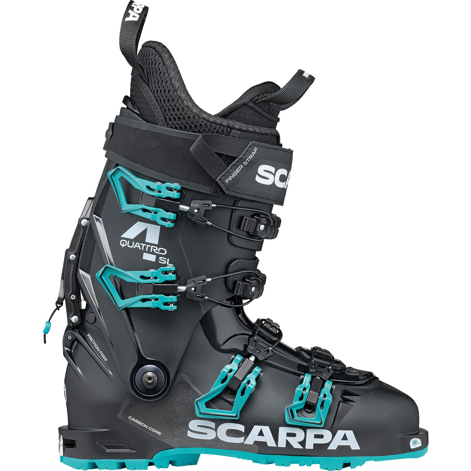 Scarpa 4-Quattro SL WMN Hybrid Freetouring Skischuhe Damen black lagoon