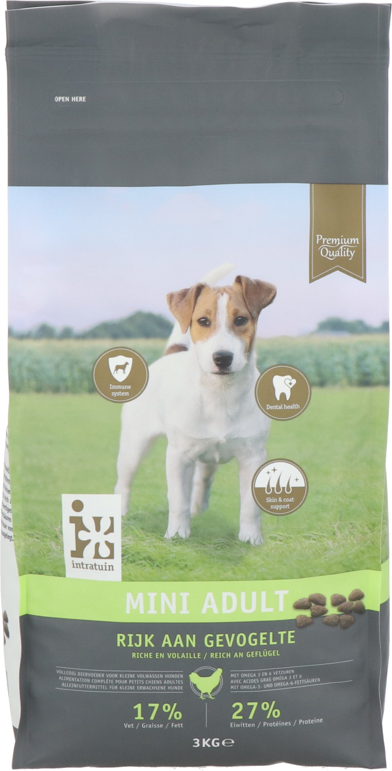 Intratuin Premium hondenvoer adult 3 kg