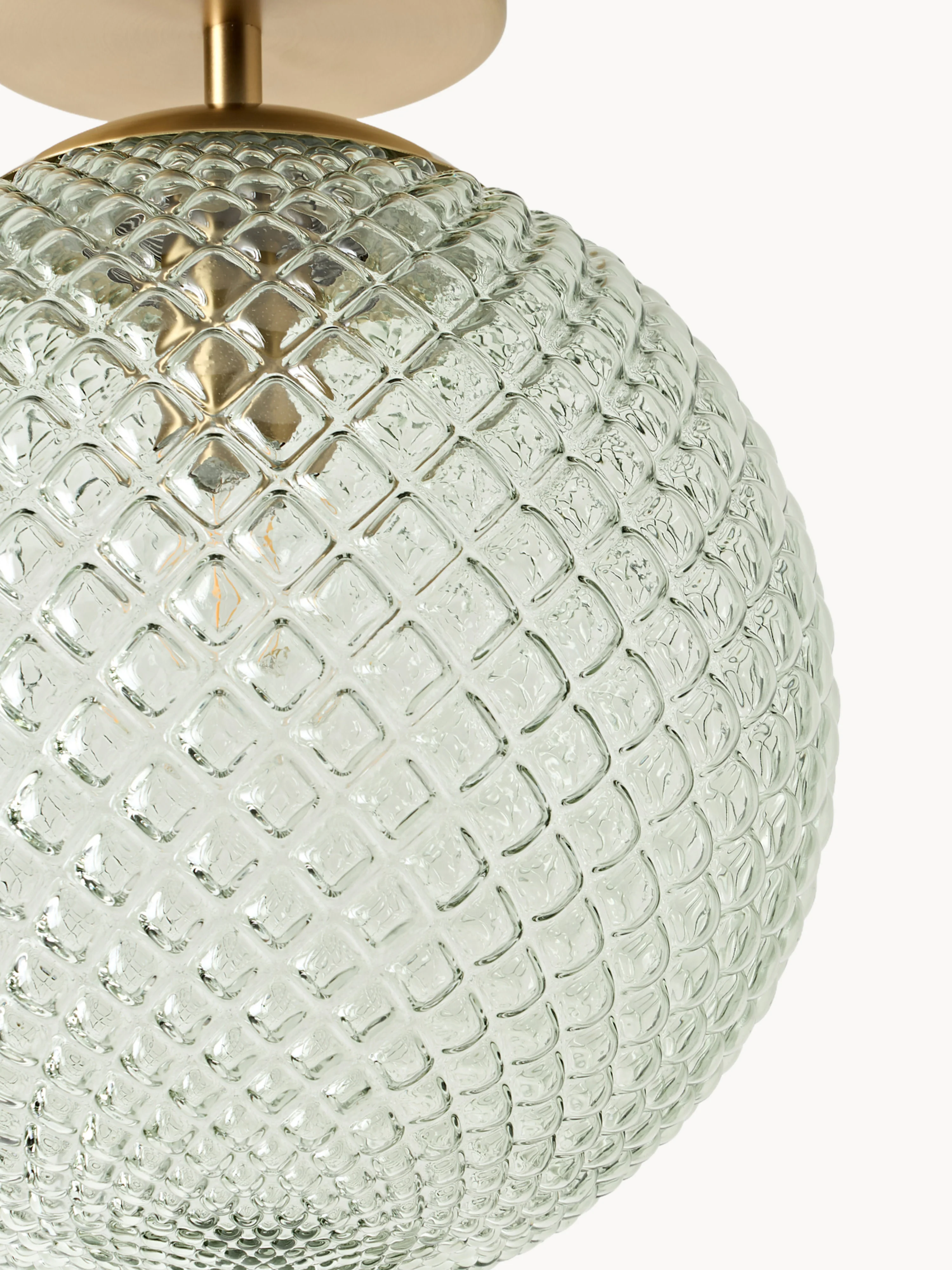 Kleine plafondlamp Lorna van glas