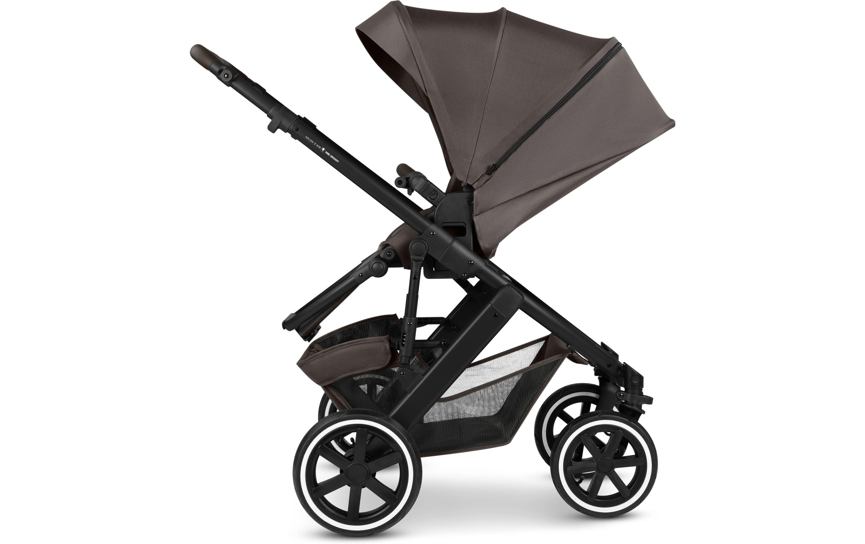 Kinderwagenset Salsa 5 Air Teddy<br>3in1 Kinderwagen mit Babywanne, Sportsitz und Babyschale