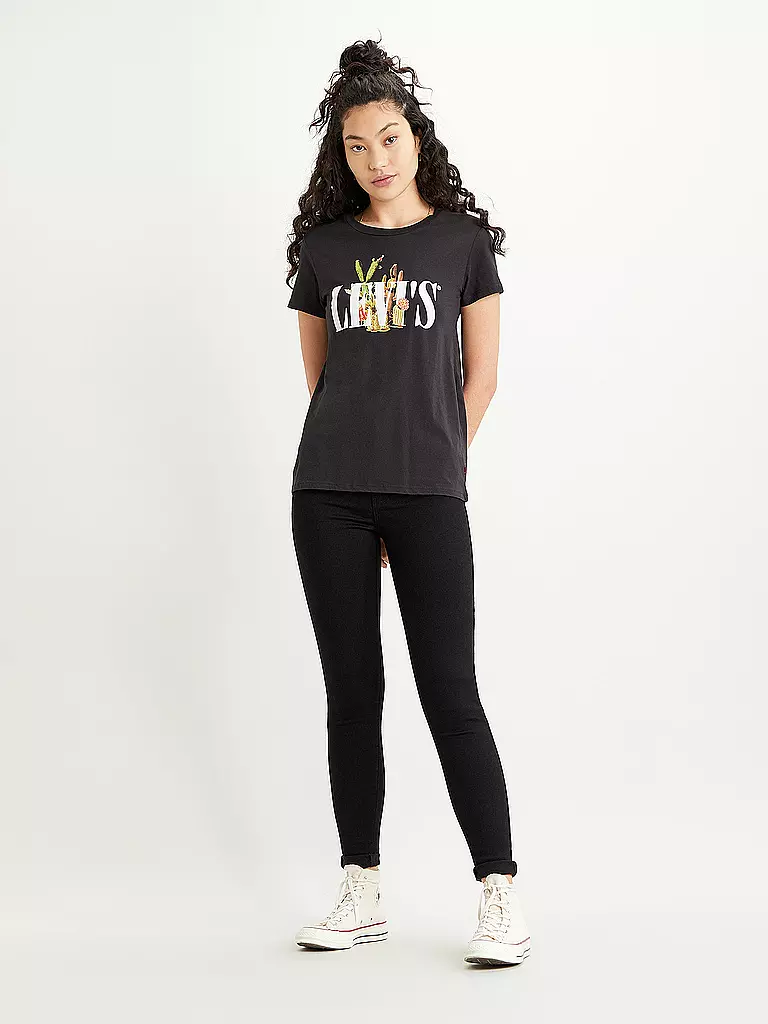 LEVI'S® Jeans High-Super-Skinny-Fit MILE schwarz
