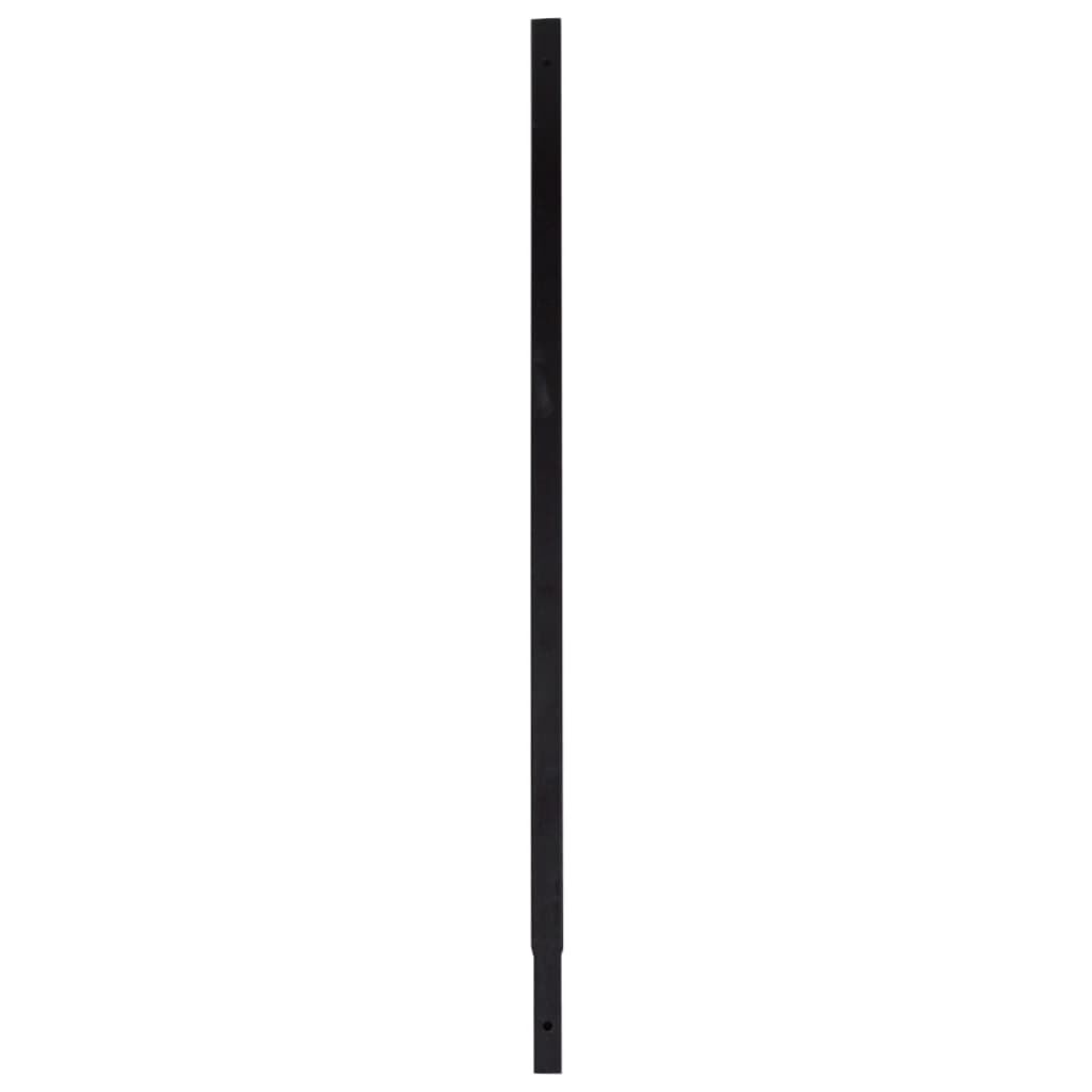 vidaXL Grondboor met handvat, 250 mm, uitschuifbaar, 8 m, staal