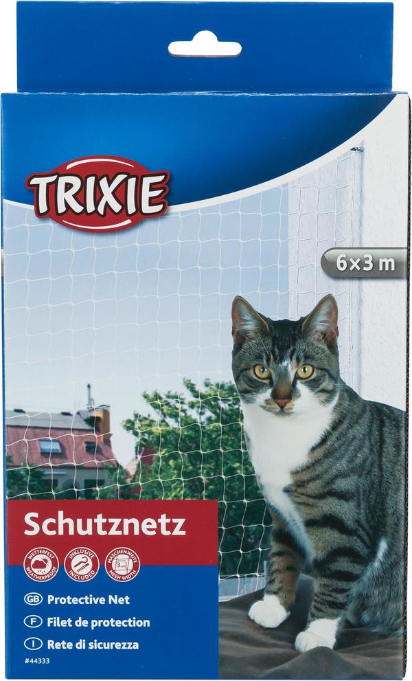 Trixie Katzenzubehör Schutznetz, transparent