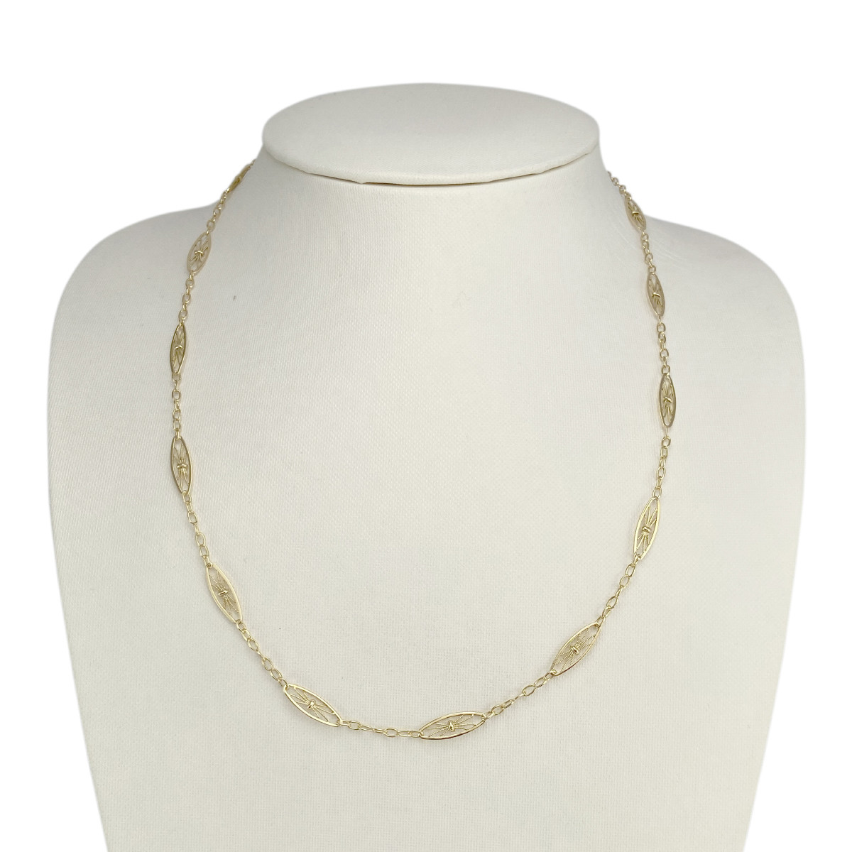 Collier d'occasion or 750 jaune 50 cm