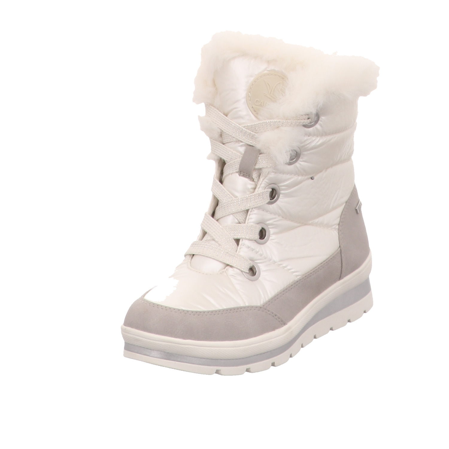 Caprice Schnürstiefel beige