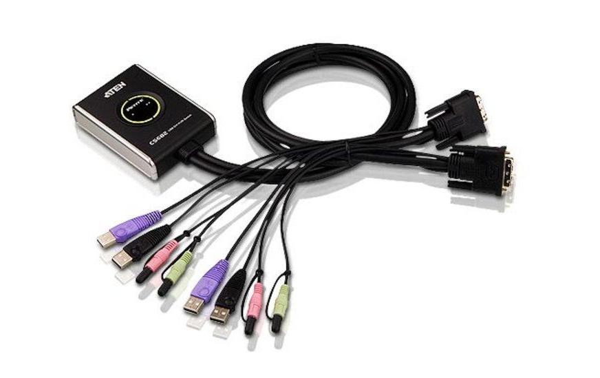 KVM Switch CS682USB-2.0-DVI-KVM-Switch, 2-Port