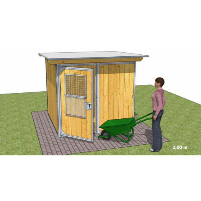Abri de jardin en bois Rustica Garden