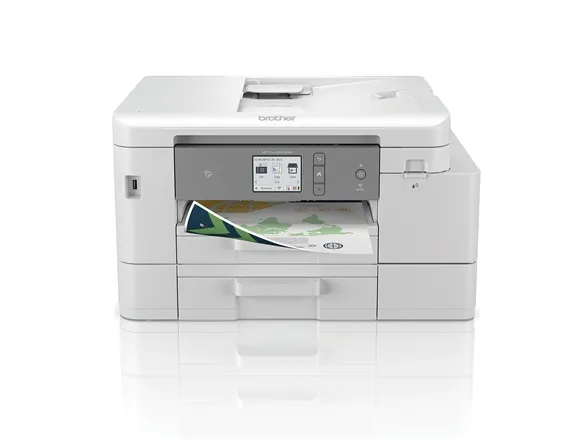 Brother MFC-J4540DWXL - Multifunktionsprinter - farve - blækprinter - A4/Legal (medie) - op til 13 spm (kopiering) - op til 20 spm (udskriver) - 150 ark - 14.4 Kbps - USB 2.0, LAN, Wi-Fi(n), NFC