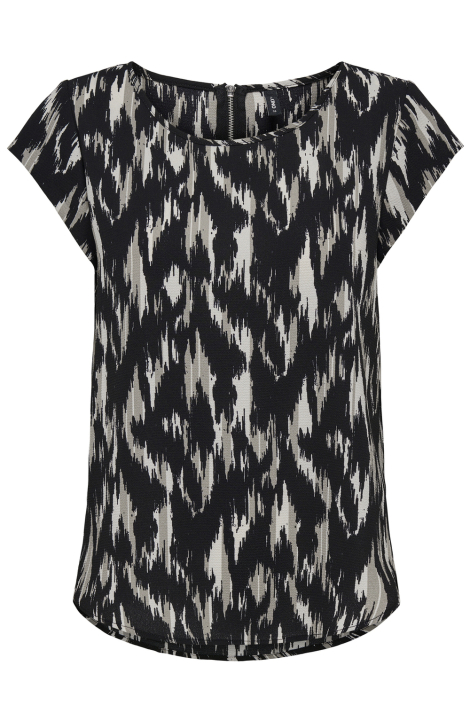 Only zwarte dames t-shirt