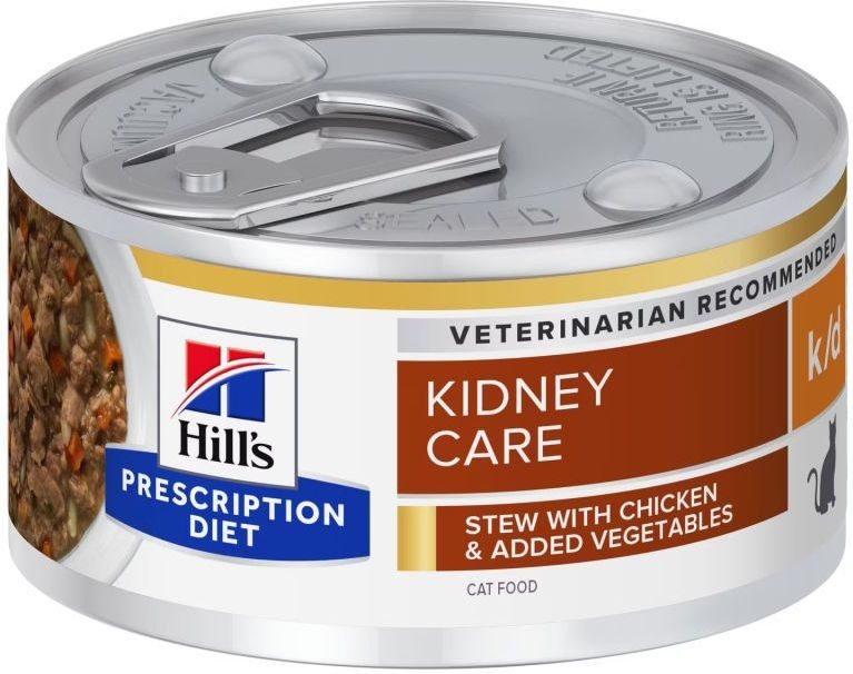 Hill's - K/D Kidney Care - Stoofpotje - Kip - Groenten - 82 Gram