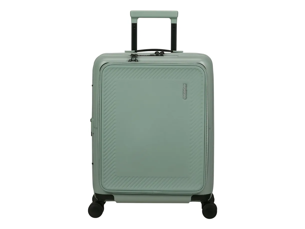 American Tourister DashPop, Trolley, Hård skal, Grøn, Iceberg Green, Kabine, 4 hjul