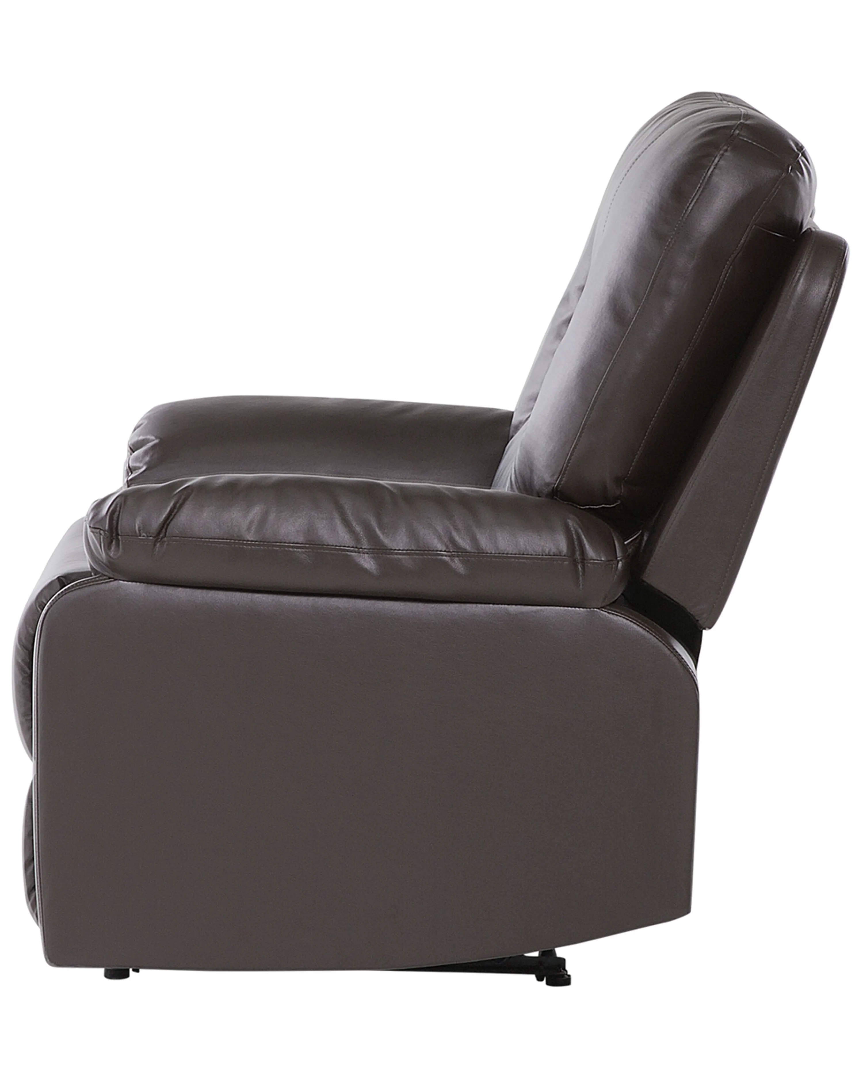 Relaxfauteuil BERGEN inclusief voetensteun Kunstleer Bruin