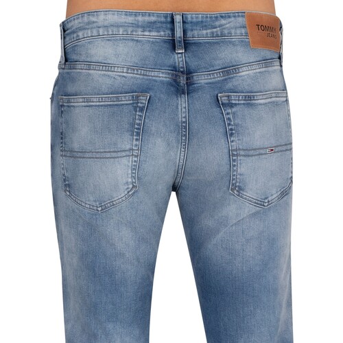 Tommy Jeans - Vaqueros Austin Slim Azul