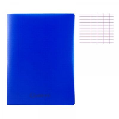 Cambridge - Cahier polypro 24 x 32 cm - 96 pages - grands carreaux (Seyes) - disponible dans différentes couleurs