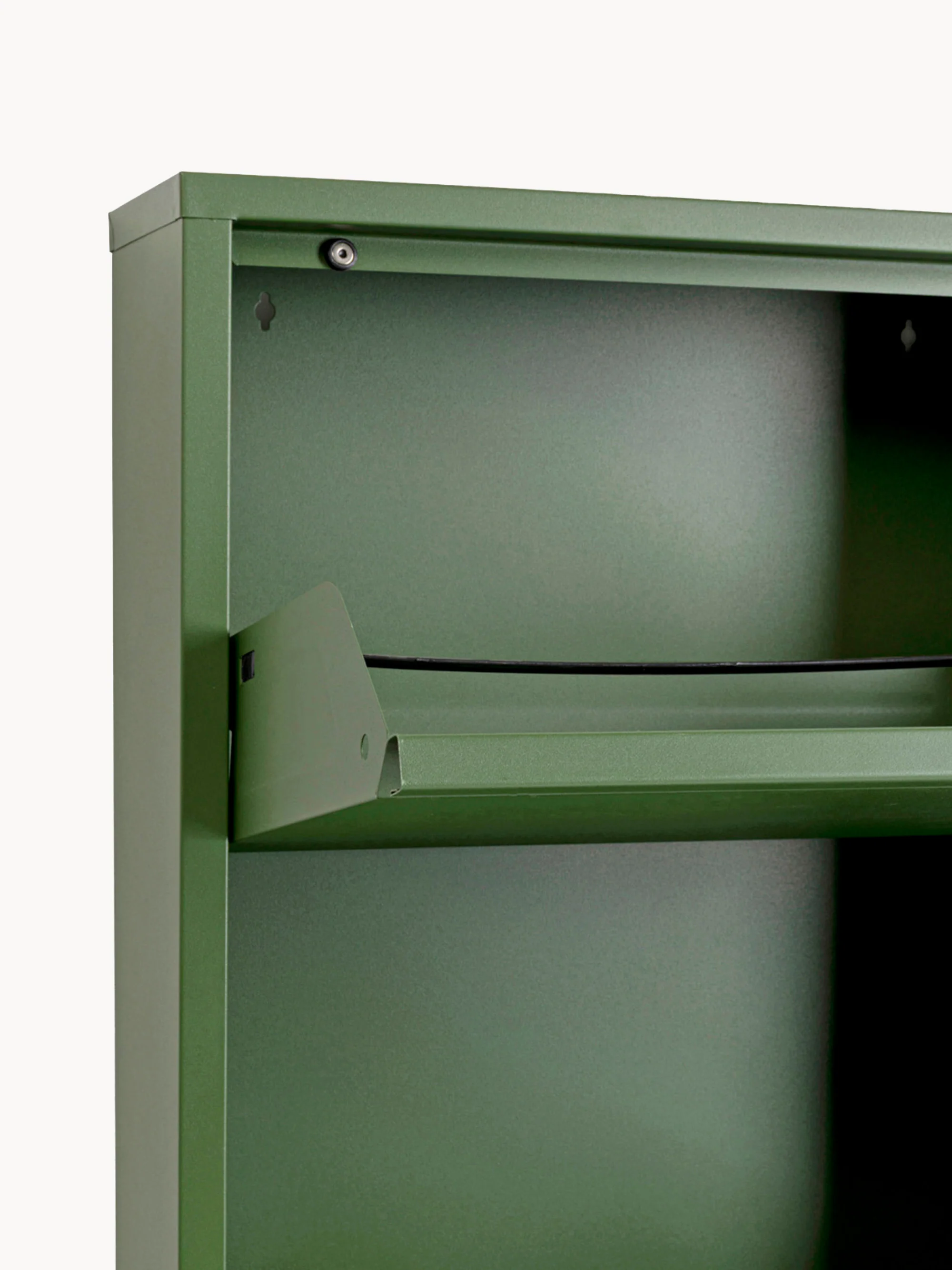 Wand schoenenkast Caruso met opklapbare planken