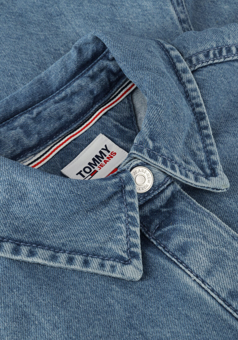 TOMMY JEANS lichtblauwe tommy jeans  tjw badge denim playsuit