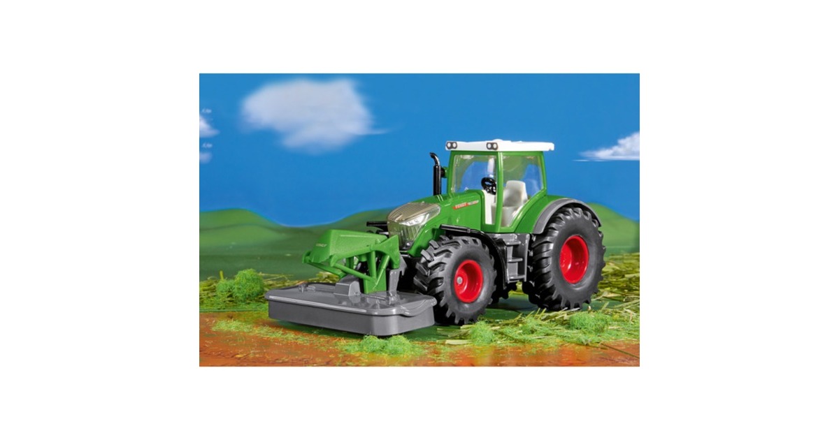SIKUFARMER - Fendt 942 Vario met frontmaaier Modelvoertuig