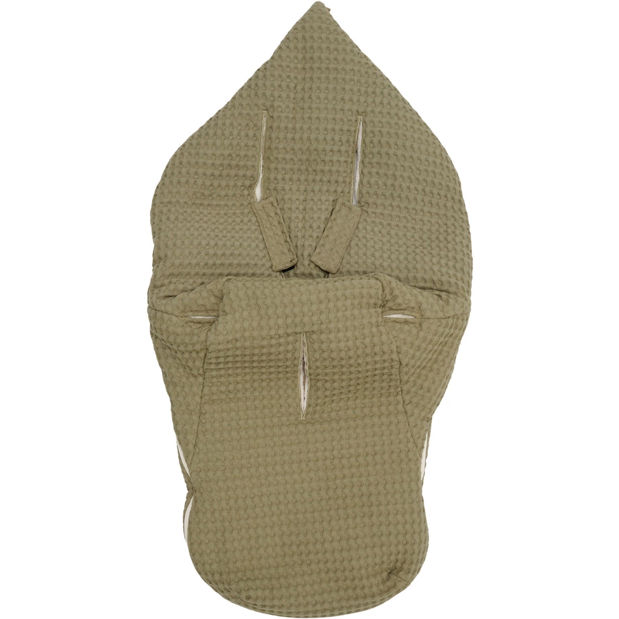 koeka Buggy Fußsack Plüsch Oslo grün