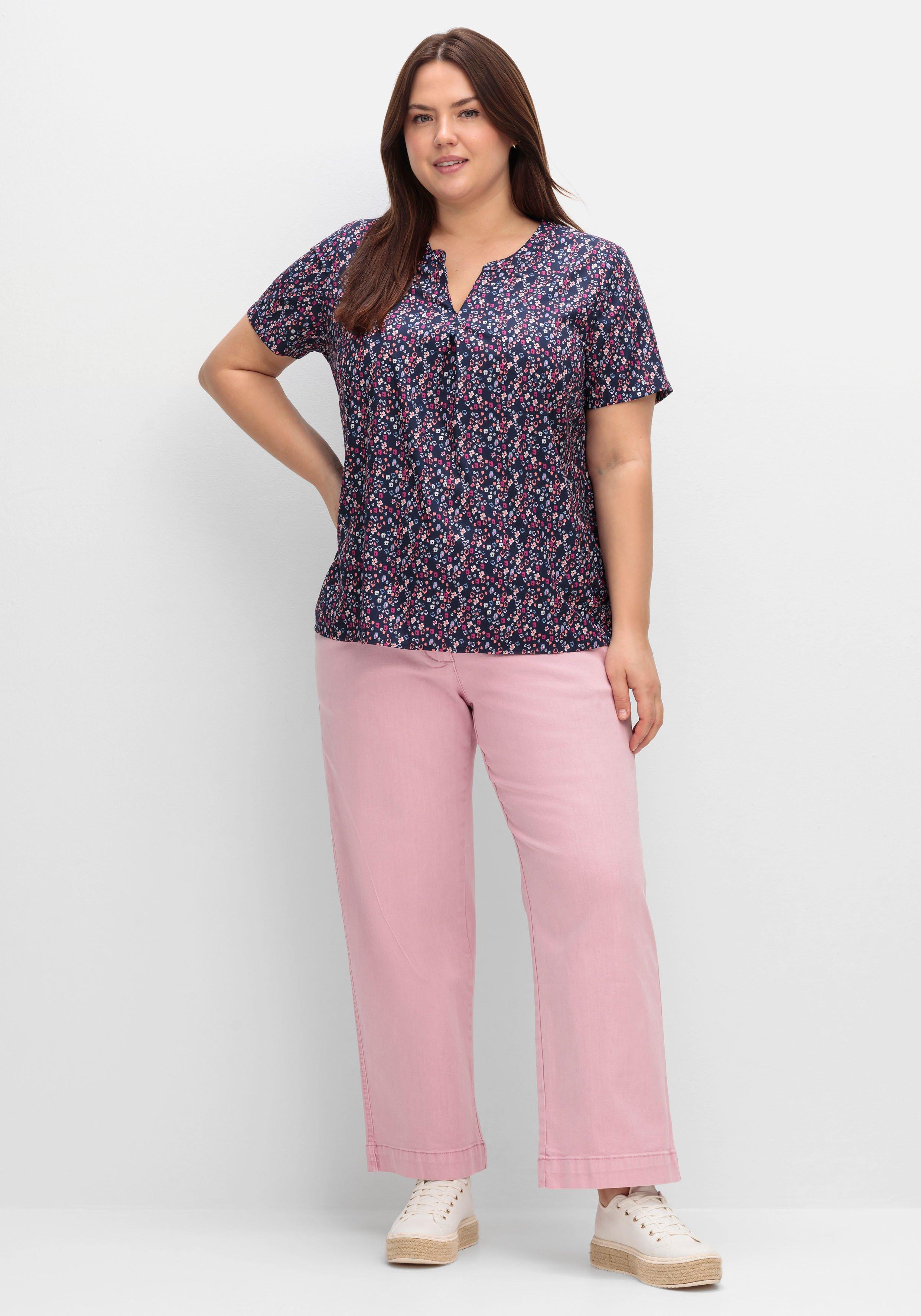 Culotte aus weichem Twill, in gewaschener Optik