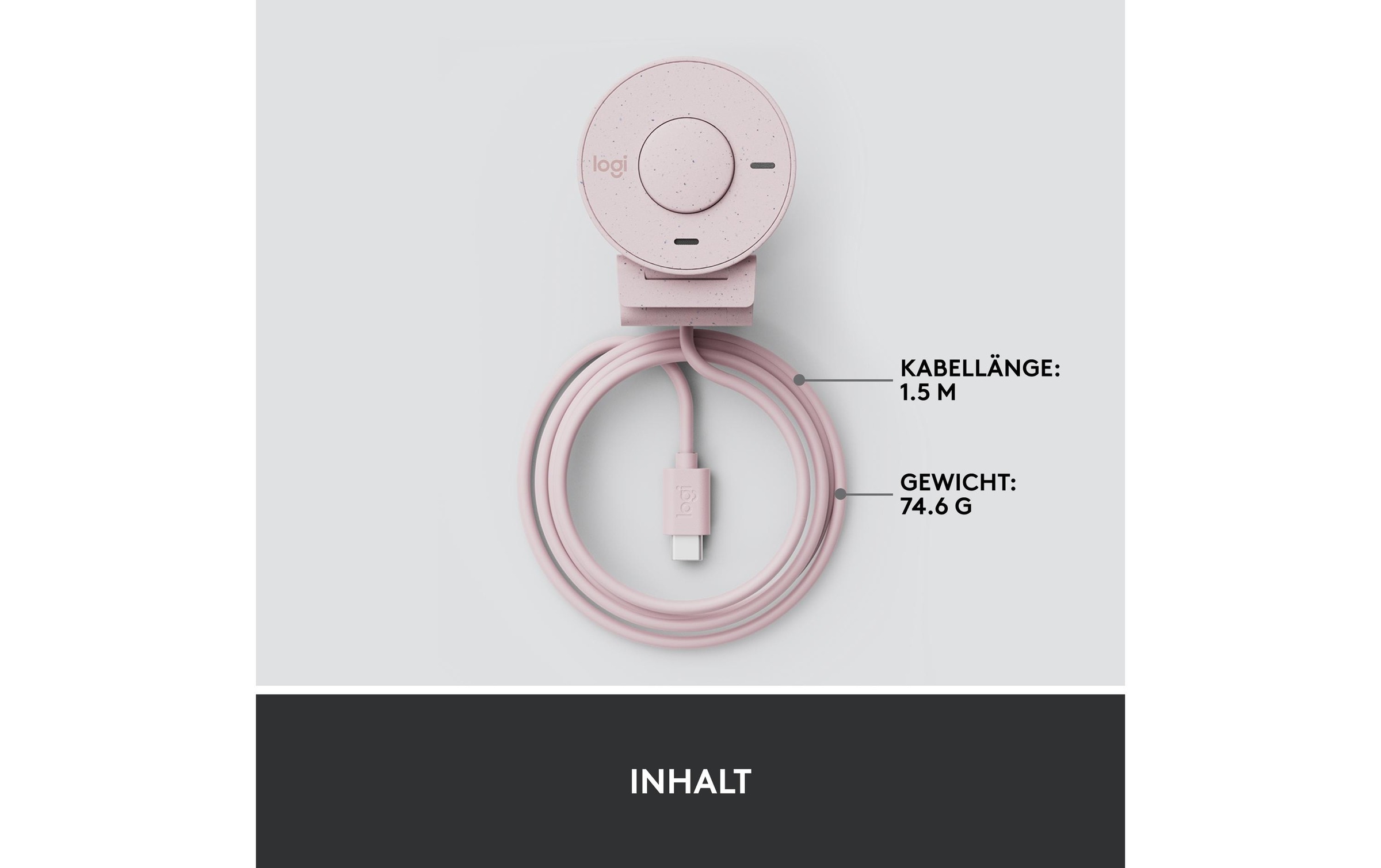 Logitech Webcam »Brio 300 rose«