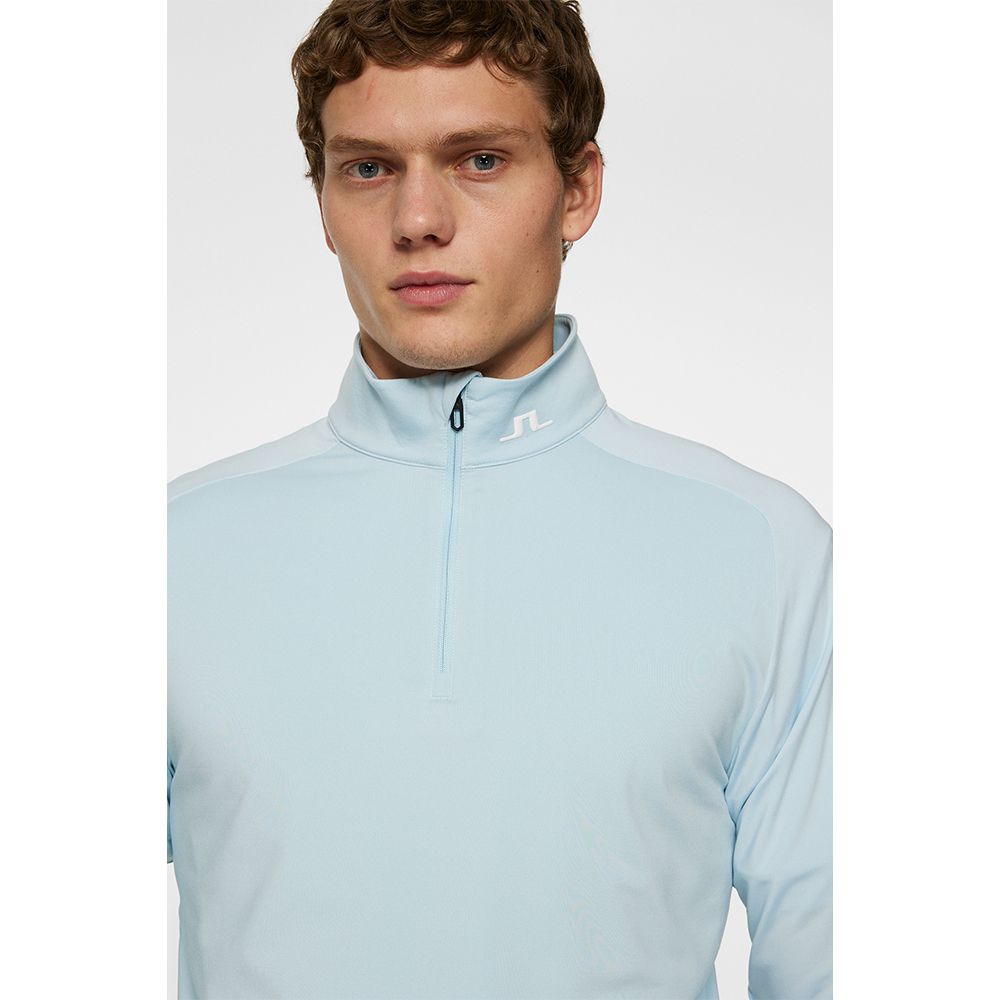 Harry Quarter Zip Genser Herre Winter Sky