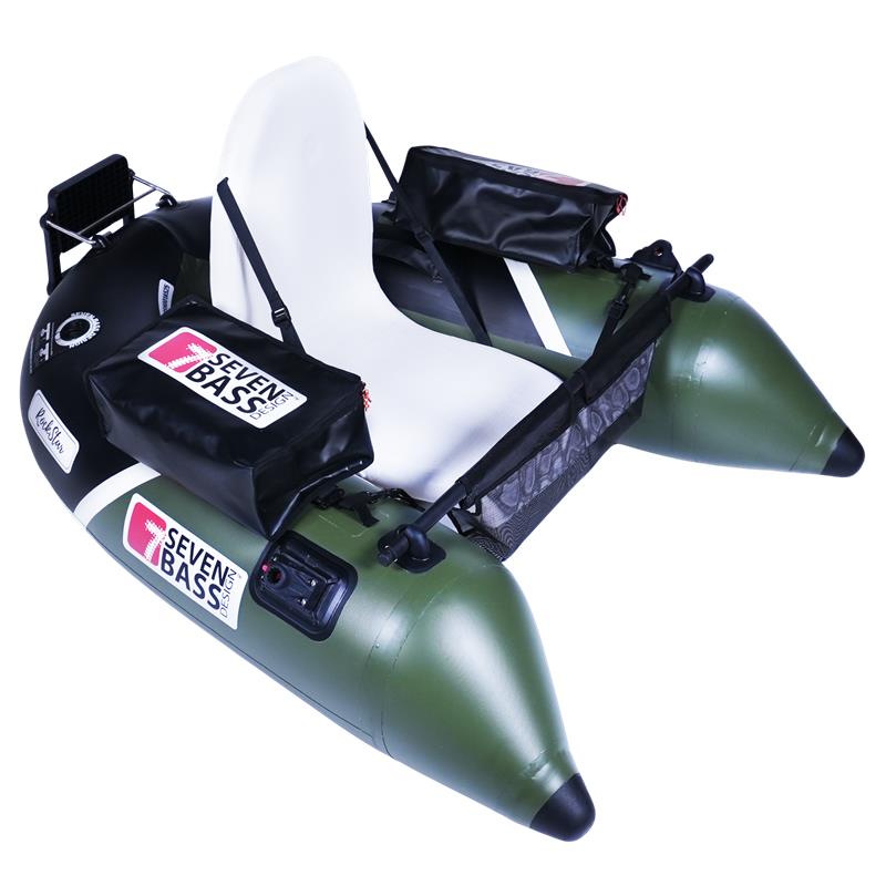 Float Tube Seven Bass Rockstar Kaki-Black
