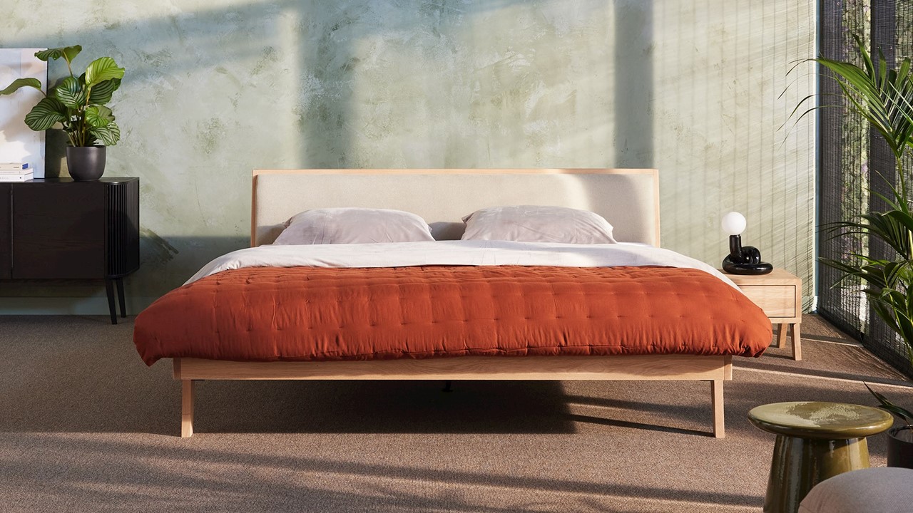 Bed Skogar bloq beige