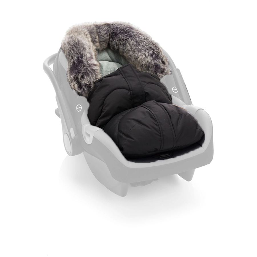 fillikid Winterfußsack Lhotse für Babyschale Schwarz