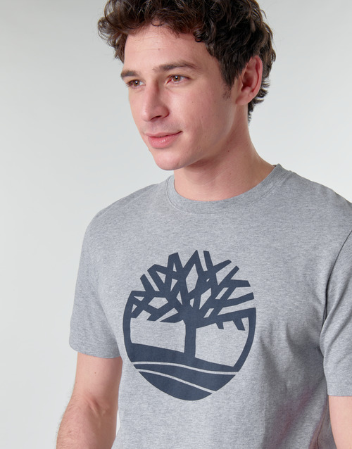 Timberland - SS KENNEBEC RIVER BRAND TREE TEE - Gris