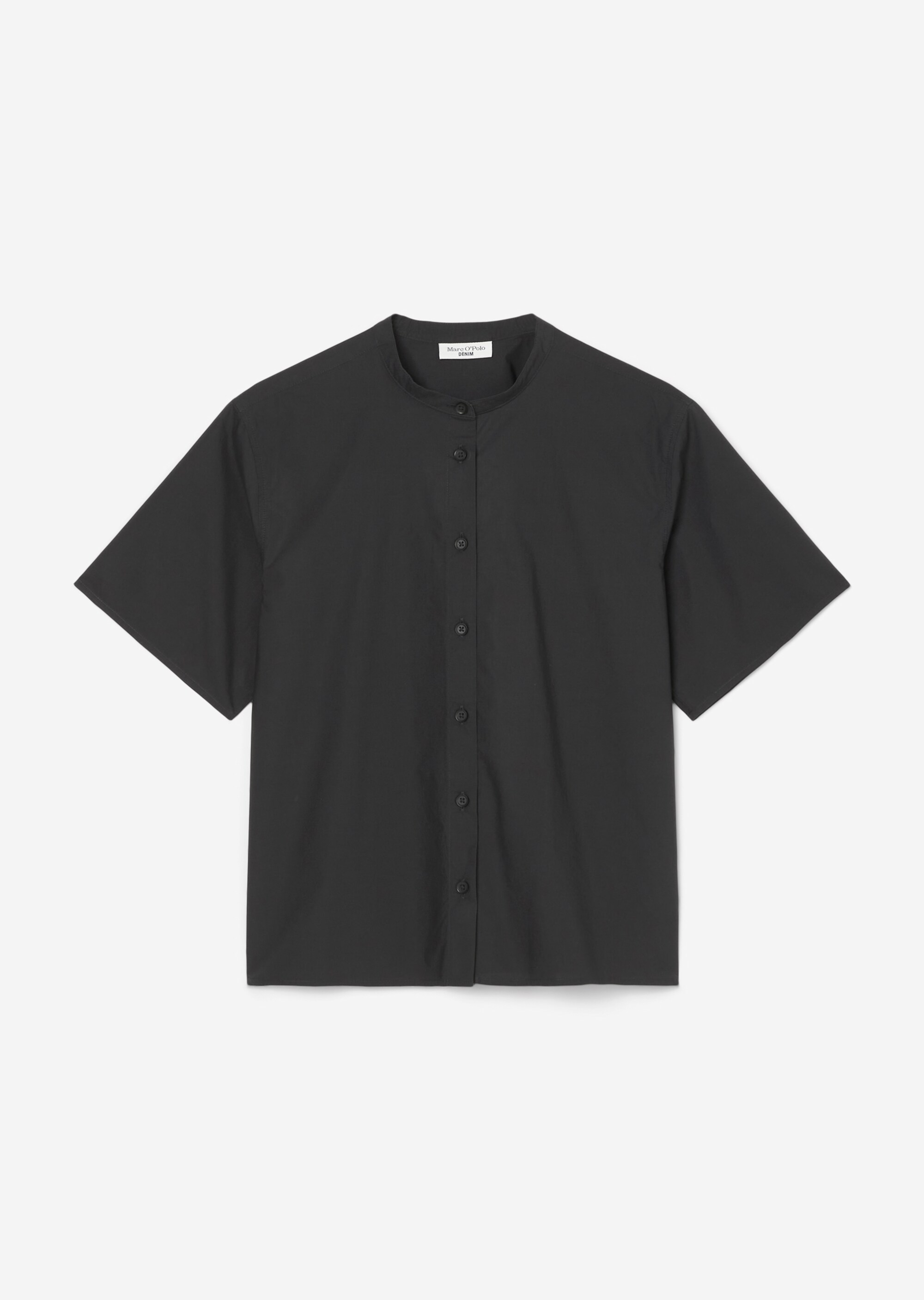 Popeline-Kurzarm-Bluse aus Organic Cotton