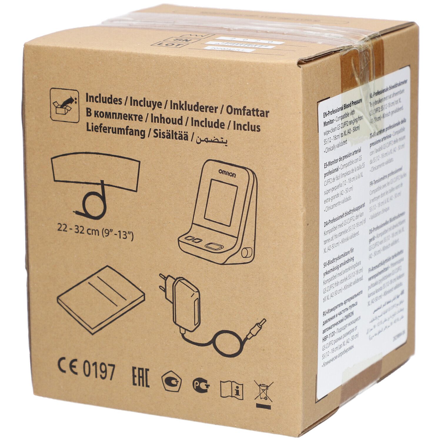 OMRON HBP-1120-E Oberarm Blutdruckmessgerät