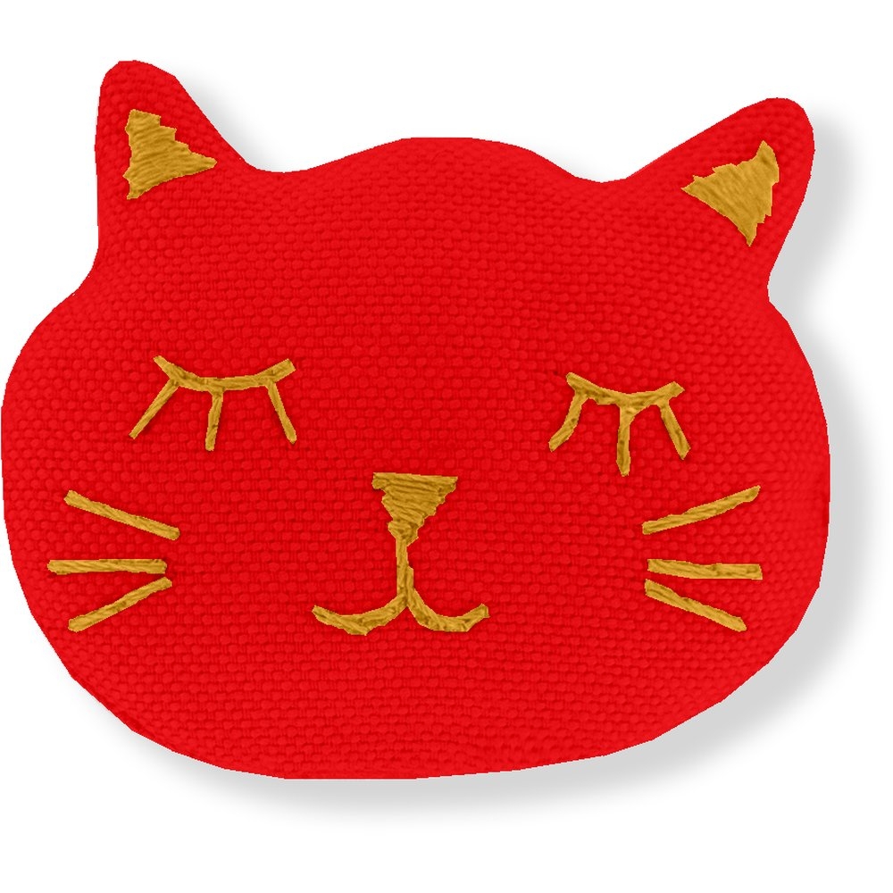 Barrette Miaou Rouge Tangerine