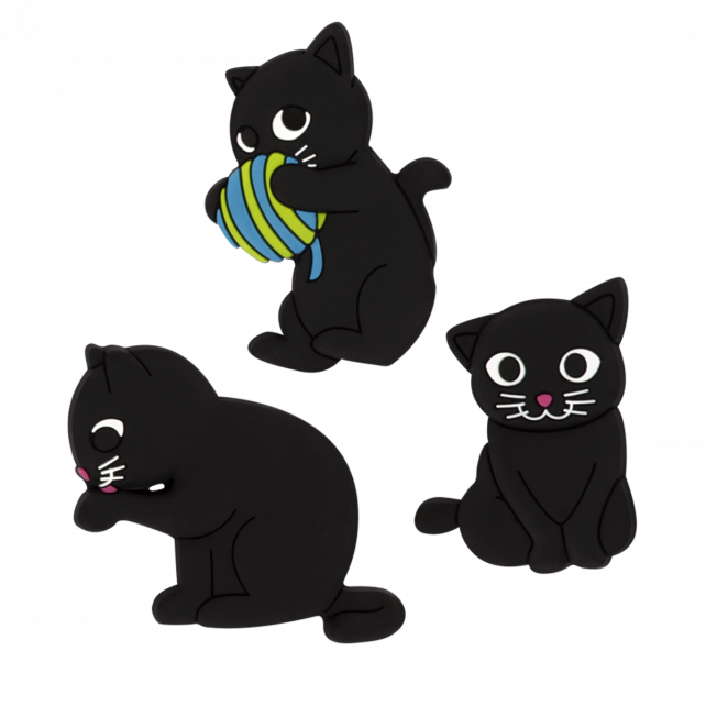 Set de 3 aimants - Happy