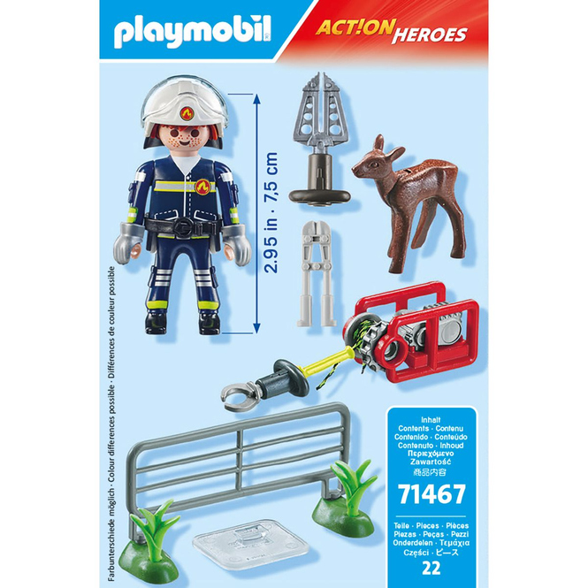 Playmobil® 71467 - Feuerwehr-Tierrettung - Playmobil® Action Heroes