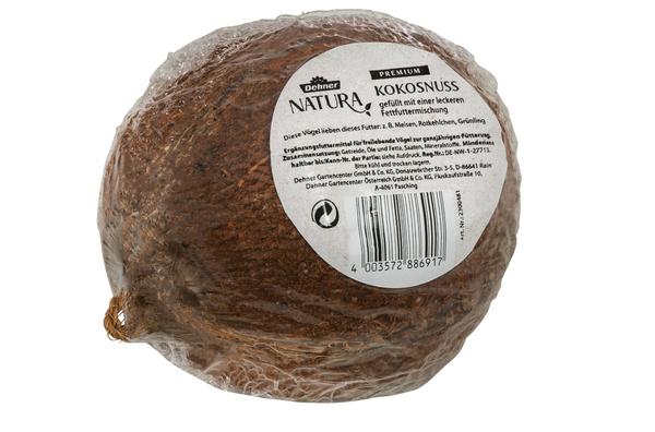 Dehner Natura Premium Wildvogel Kokosnuss mit