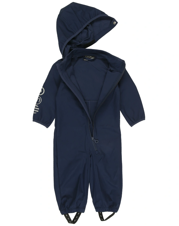 Softshell-Overall SOLID 20 mit Kapuze in dark navy